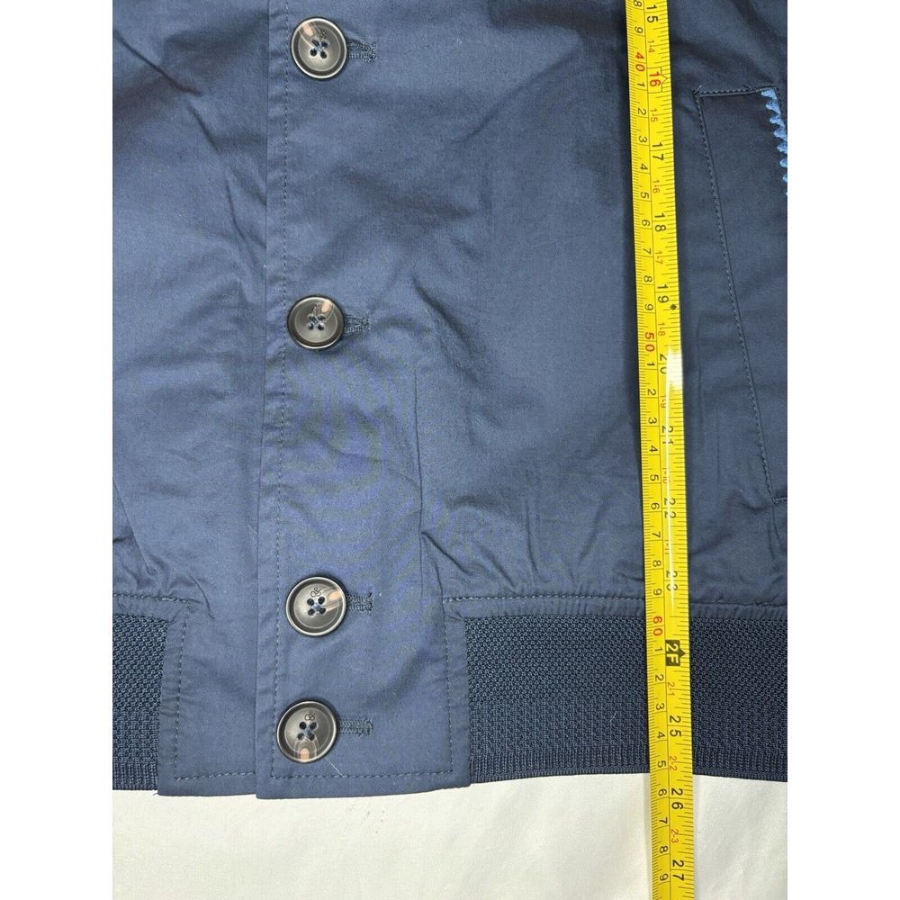 Scotch & Soda Bomber‎ Stretch Poplin Bomber Jacket Back Panel Men Small NWT $268 - Picture 4 of 9